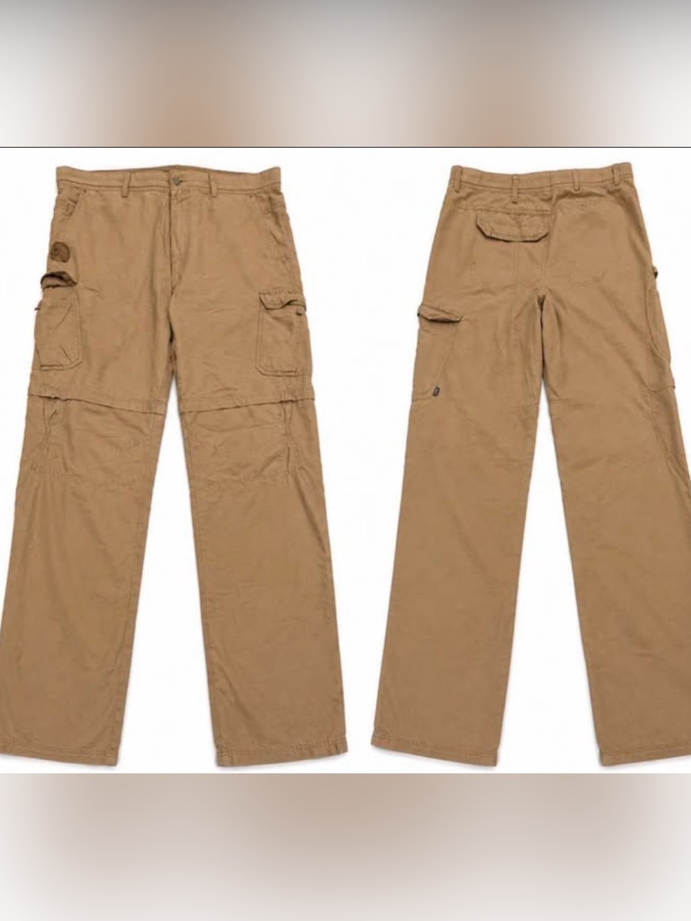 REI Khaki Cargo Pants with Multiple Pockets